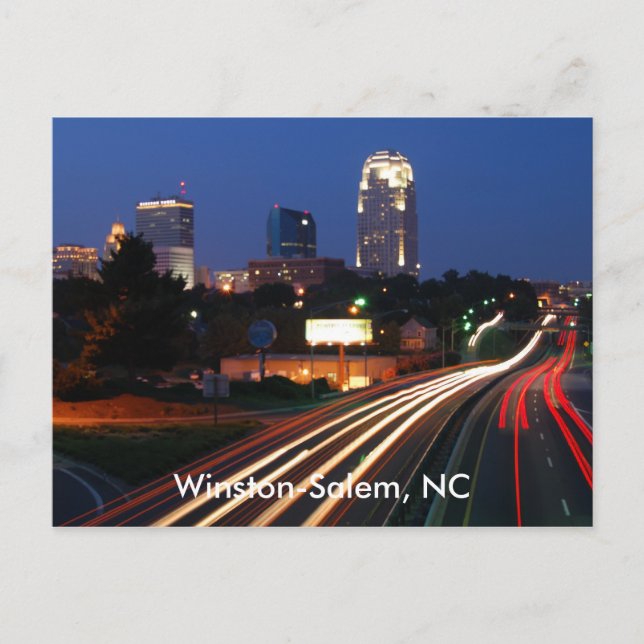 Winston-Salem, postal NC (Anverso)