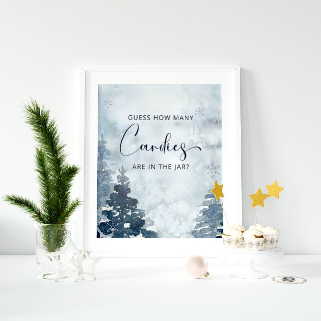 Winter adivina cuántos Posters de candies (Subido por el creador)