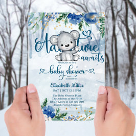 Winter Adventure espera a la Baby Shower del oso p