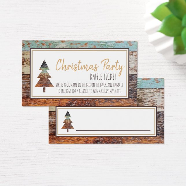 Winter Barn, Navidades Raffle Ticket (Escritorio)