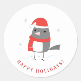 Winter Bird Pegatina