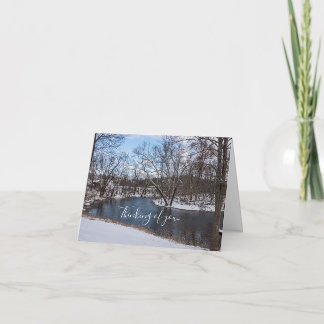 Winter Blue James River Pensando En Tu Tarjeta (Anverso)
