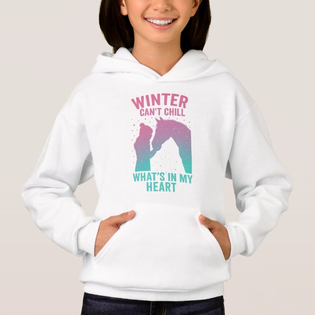 Winter Can’t Chill What’s in My Heart Hoodie (Anverso)