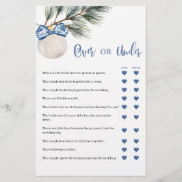 Winter Chinoiserie con una tarjeta de juegos