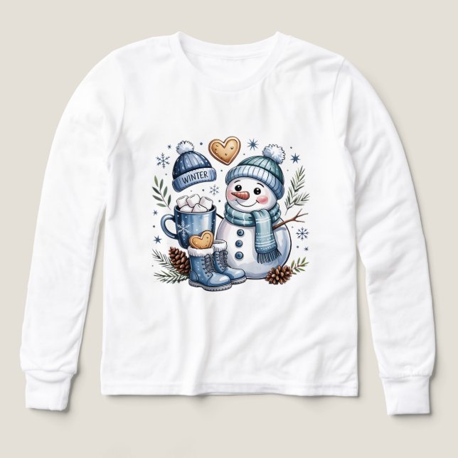 Winter Cozy Snowman  (Diseño frontal)