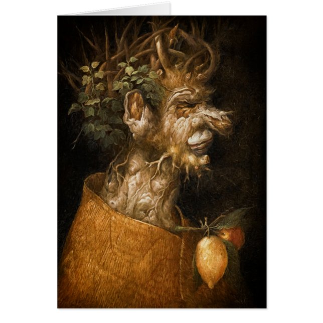 Winter Four Seasons Giuseppe Arcimboldo Blank (Frente)