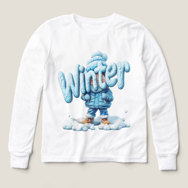 winter jersey for kids (Diseño frontal)