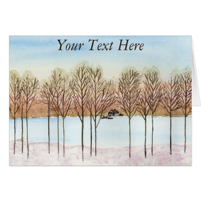 Winter Lake (Anverso (Horizontal))