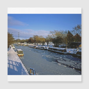 Winter Macclesfield Canal Cheshire Inglaterra