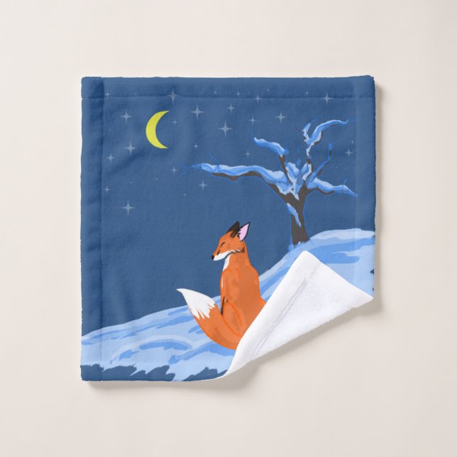 Winter Night Fox (Toallita)