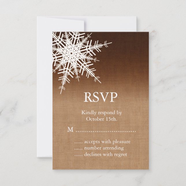 Winter Ombre RSVP (Anverso)