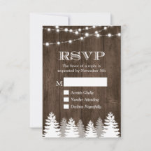 Winter Rustic Wood String ilumina Pine Tree RSVP