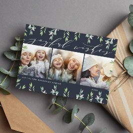 Winter Sage | Tarjeta de Collage de fotos de vacac