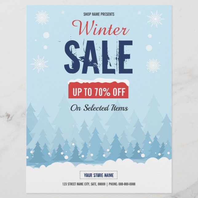 Winter Sale Flyer (Frente)