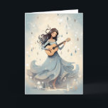 Winter Scandi Boho Chica de guitarra Navidad músic<br><div class="desc">Disfrute del encanto acogedor de la temporada con nuestra "Tarjeta de vacaciones de música para Navidades Chicas de guitarra Scandi Boho de Invierno". Esta carta deliciosa cuenta con un chica inspirado en el boho tocando la guitarra en un entorno de invierno escandinavo, rodeado por la magia de la música Navidad....</div>