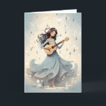 Winter Scandi Boho Chica de guitarra Navidad músic<br><div class="desc">Disfrute del encanto acogedor de la temporada con nuestra "Tarjeta de vacaciones de música para Navidades Chicas de guitarra Scandi Boho de Invierno". Esta carta deliciosa cuenta con un chica inspirado en el boho tocando la guitarra en un entorno de invierno escandinavo, rodeado por la magia de la música Navidad....</div>