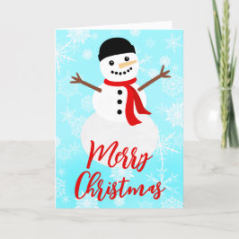 Winter Snowman Feliz Navidad