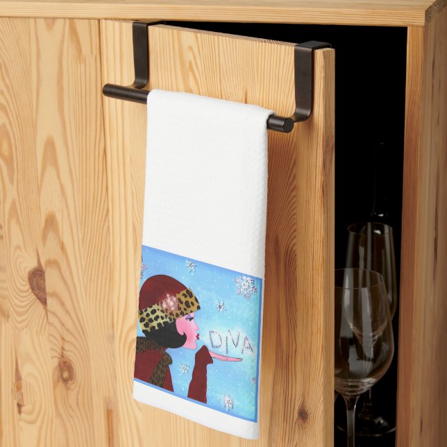 "Winter Sparkle" DIVA Kitchen Toalla (Pliegue de tercios)