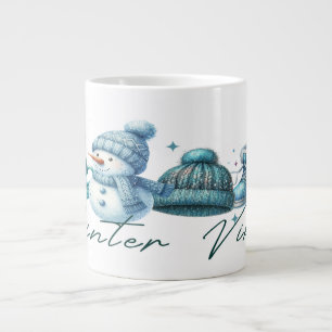 Winter Vibes Mug: Un diseño de tazas acogedor y fe
