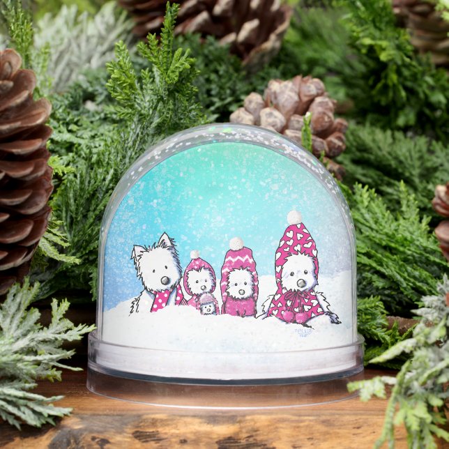 Winter Westies Snow Globe (Invierno)