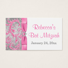 Winter Wonderland Bat Mitzvah Favor Tag 2