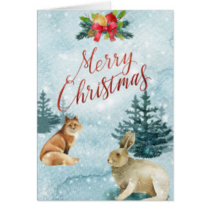 Winter Wonderland con Navidades de Fox y Rabbit