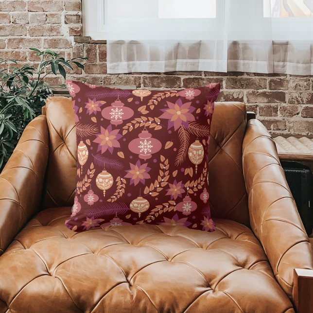 Winter Wonderland Festive Cojín decorativo cálido (Subido por el creador)