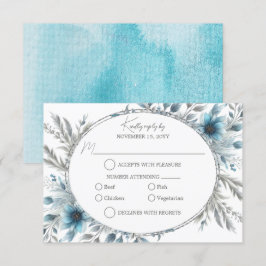 Winter Wonderland Floral RSVP