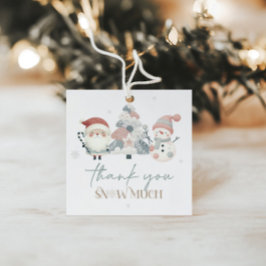 Winter Wonderland Navidades Etiqueta de regalo de