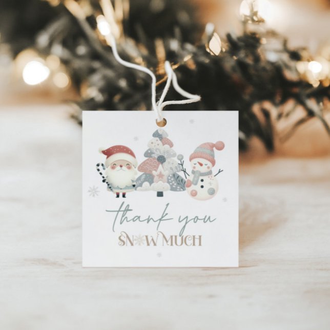 Winter Wonderland Navidades Etiqueta de regalo de  (Subido por el creador)