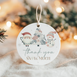 Winter Wonderland Navidades Etiqueta de regalo de