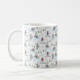 Winter Wonderland Navidades taza de café barro