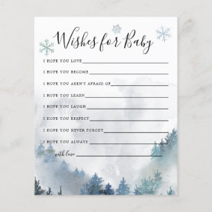 Winter Wonderland quiere tarjeta para bebé