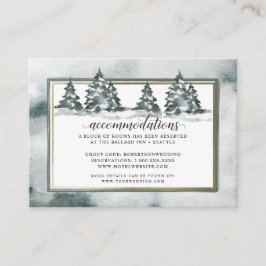 Winter Wonderland | Tarjeta de alojamiento