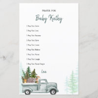 Winter Woodland Animals Oraciones por Tarjeta Infa