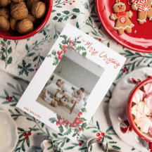 Winterberry Holly | Feliz Navidad | Foto familiar