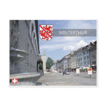 Winterthur - postal de Suiza.