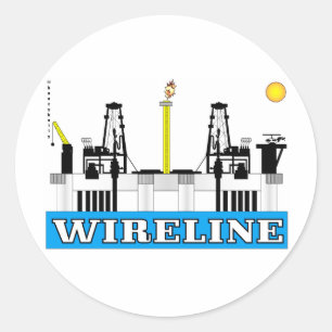 Wireline, offshore, Pegatina de yacimientos petrol