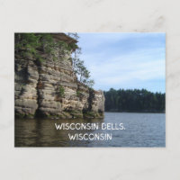 WISCONSIN DELLS, recuerdo de tarjetas postales WIS