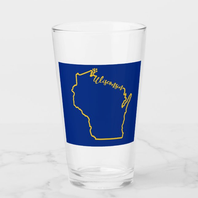 Wisconsin Pint Glass (Anverso)