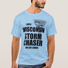 Wisconsin tiene vacas tornado tormenta camiseta Ch