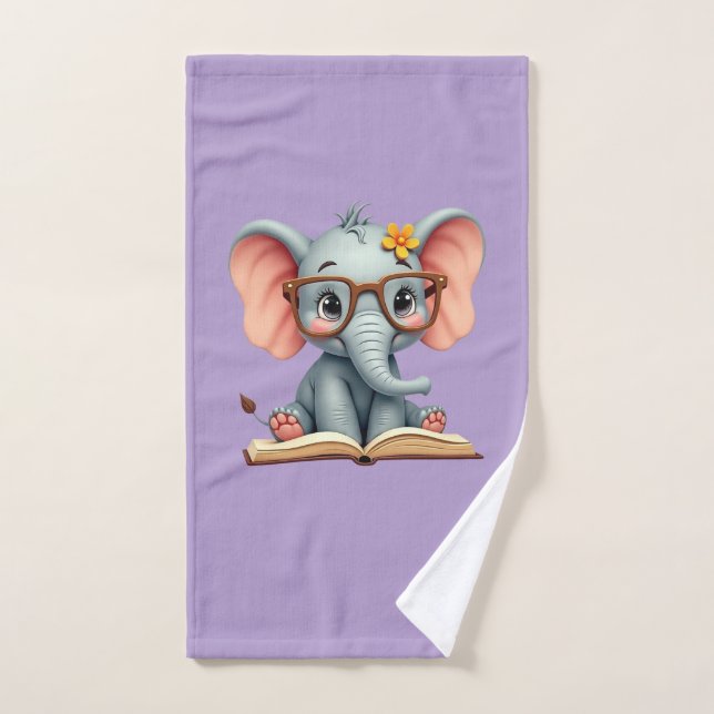 Wise Baby Elephant (Toalla de mano)