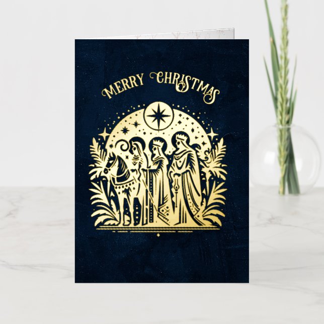 Wise Men Foil on Blue (Anverso)