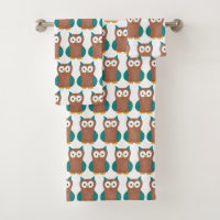 Wise Old Brown Hoot Bird Animal Print