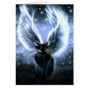 Wise One Fairy Cat Card