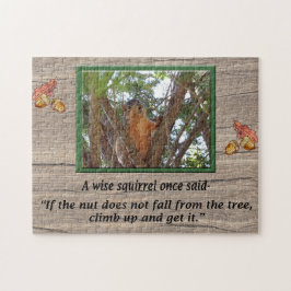 Wise Squirrel Cita Jigsaw Rompecabezas