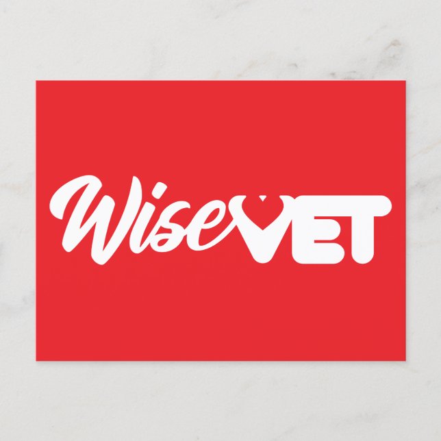 WiseVet - Tarjeta postal (Anverso)
