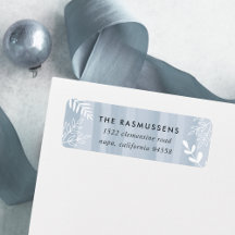 Wish de acuarela | Etiquetas de dirección de devol