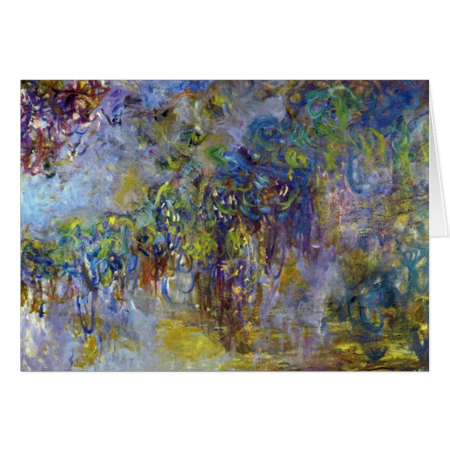 Wisteria (a la derecha) de Claude Monet (Anverso (Horizontal))