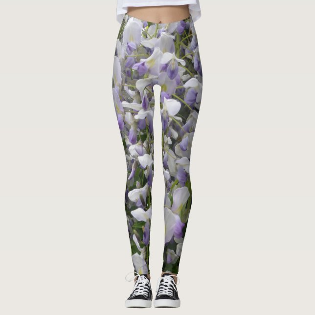 Wisteria Big Flowers Legging (Anverso)